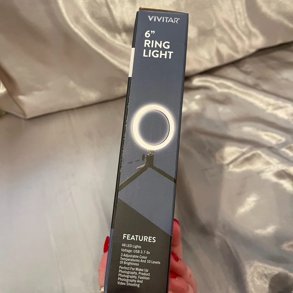 NIB VIVITAR 6 INCH RING LIGHT 🤍💡